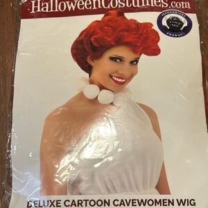 Red Wilma Flinstone wig. NWT